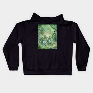 Clinochlore aka Seraphinite. Soul of the Stone series Posters and Art Prints Kids Hoodie